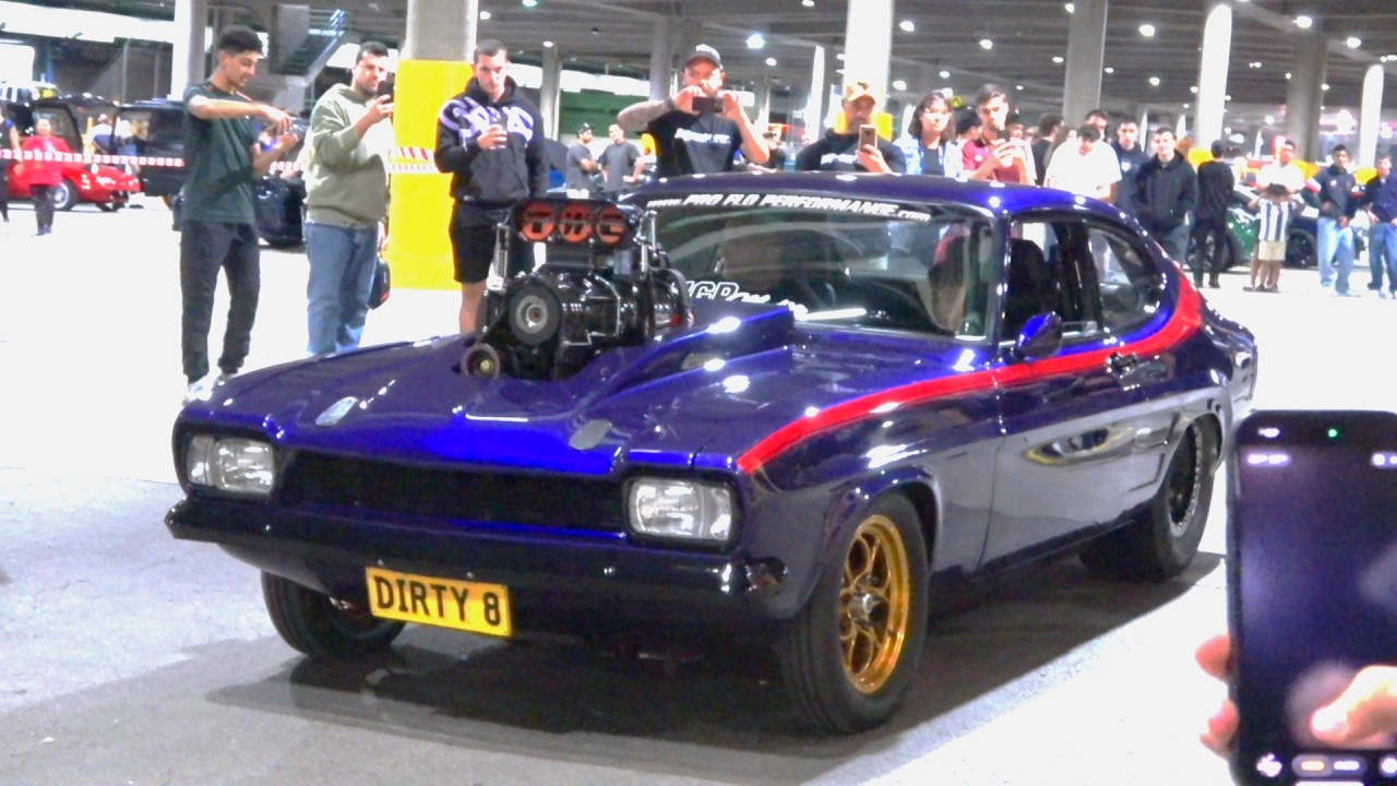 Tuner Car Chaos Leaving Car Show | Sydney Mega Meet Muscle Car Outlaws Event | Homebush