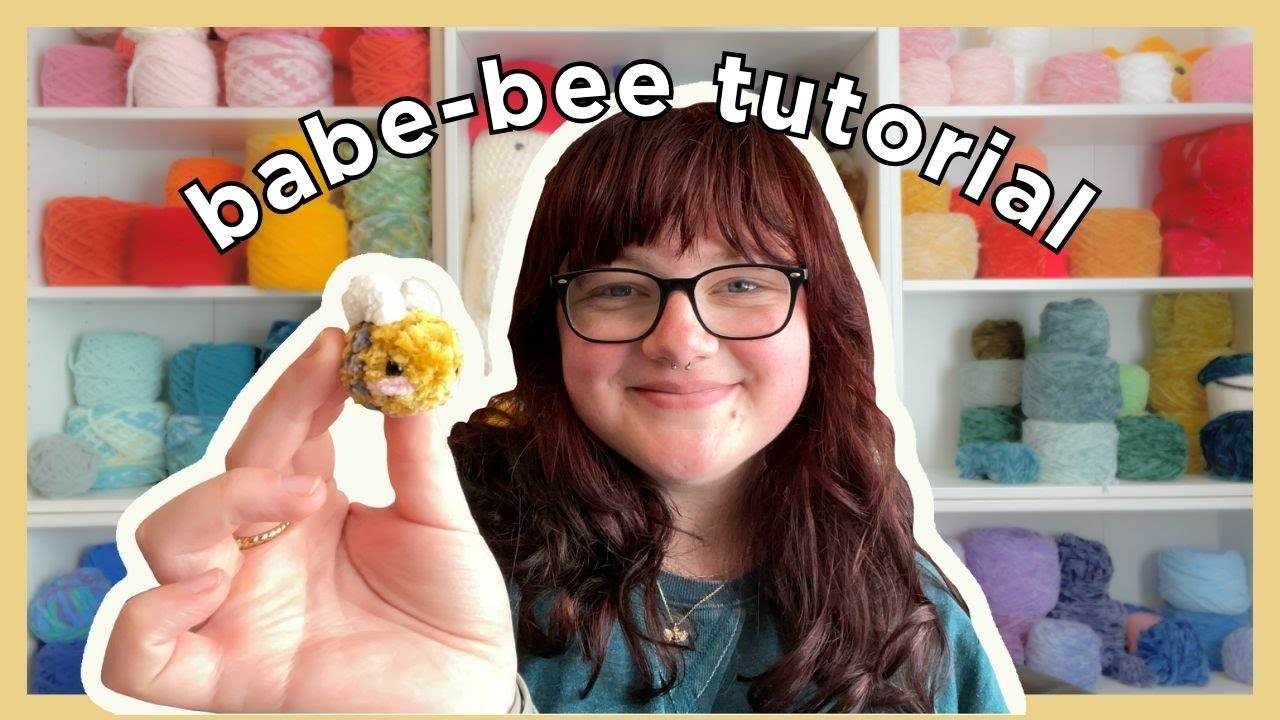 Babe-Bee Crochet Tutorial Low-Sew and Perfect for Markets! 🐝