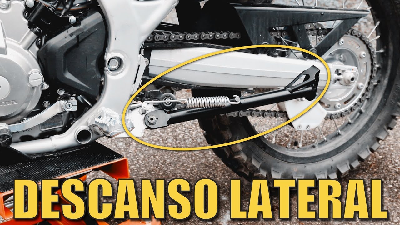 COMO TROCAR DESCANÇO LATERAL DA MOTO CRF300L