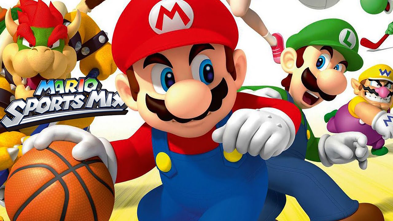 Mario Sports Mix [Basketball] - Full Game Walkthrough (HD)