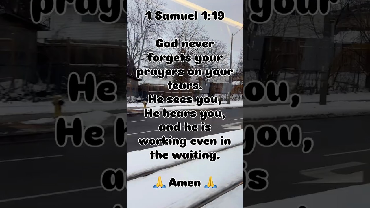 God never forgets you | 1 Samuel 