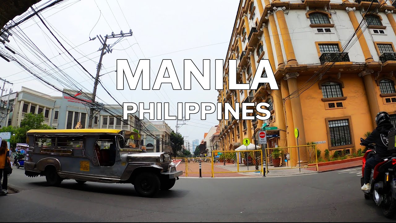 Manila, Philippines - Driving Tour 4K