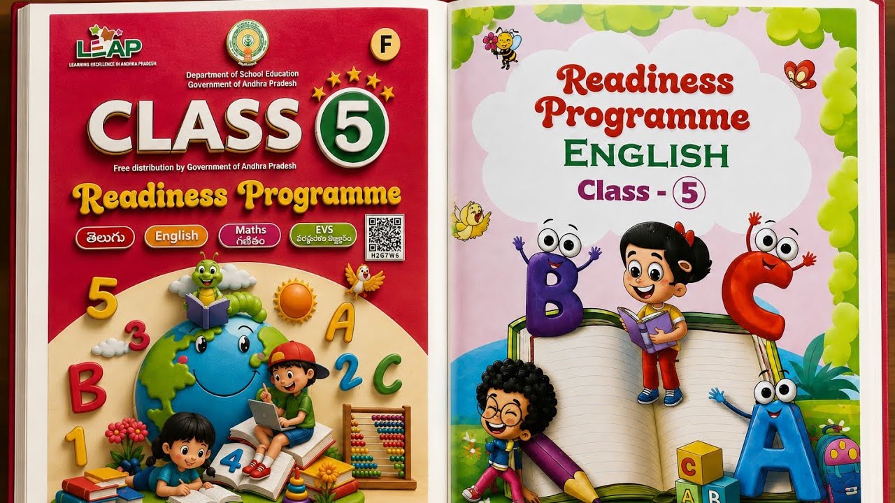 5th Class English Readiness Programme 2026 | Readiness English New Books 2026 | English Readiness 