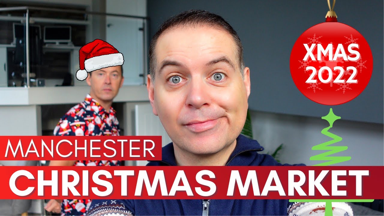 Manchester CHRISTMAS MARKET and putting TWO MORE Christmas Trees up | Vlogmas 2022