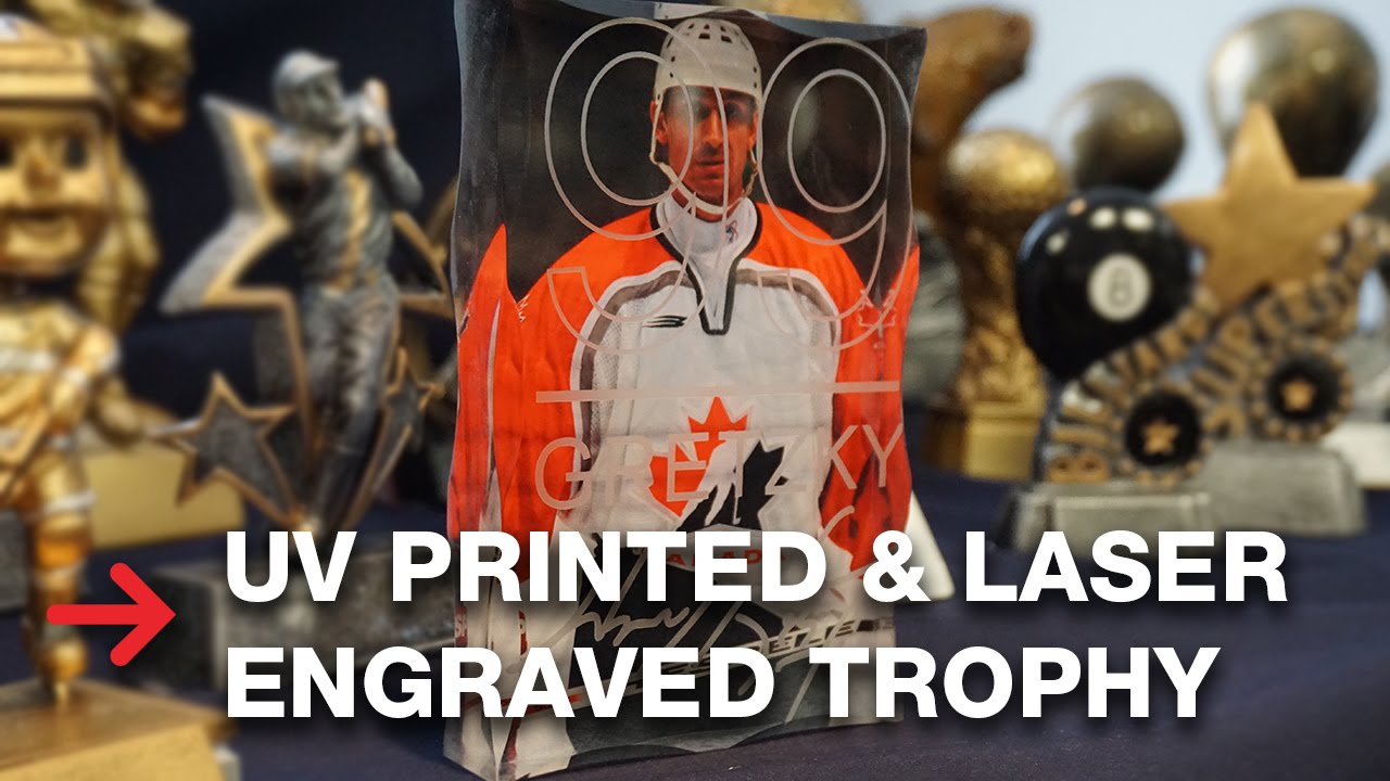 UV Printed and Laser Engraved Acrylic Award