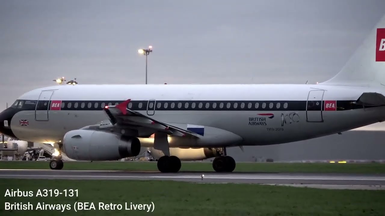 British Airways (BEA Retro Livery) Airbus A319-131 & (BA Better World Livery) Airbus A320-251N