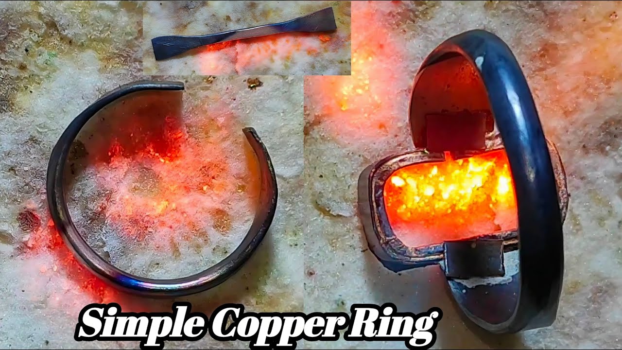 How to Make a Ring at Home - Simple Copper Ring Making Video in Hindi