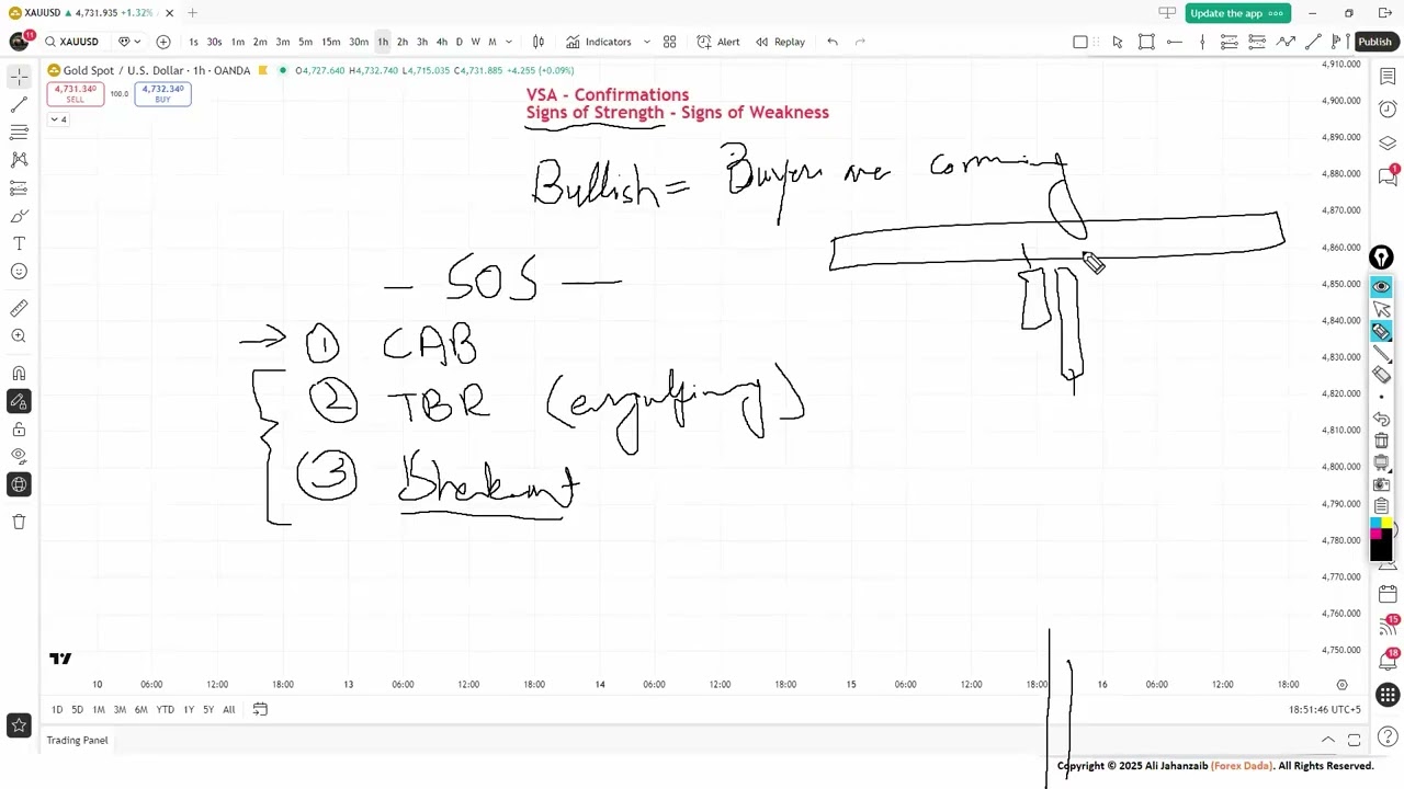 L17 | VSA Signs of Strength & Signs of Weakness | High-Probability Entry Setups Explained | Batch 10