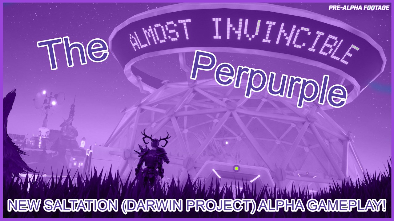 🔴LIVE - PERPURPLE - New Darwin Project Royale?! Saltation Playtest! gameplay 1PM-4pm EST :D