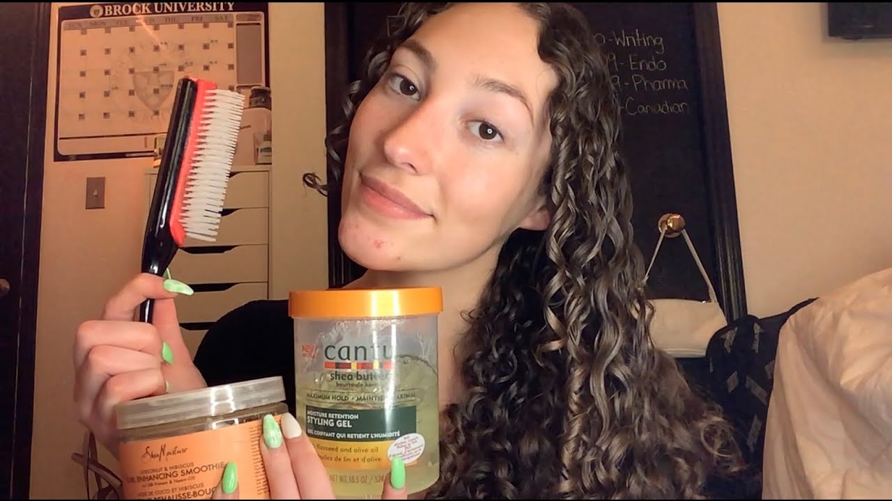 ASMR | My Curly Hair Products 🤍