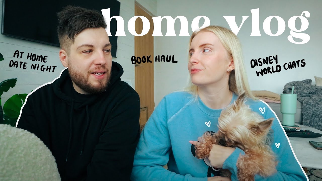 the home vlogs are back!! what i bought at disney world, a lil book haul & a saturday night at home