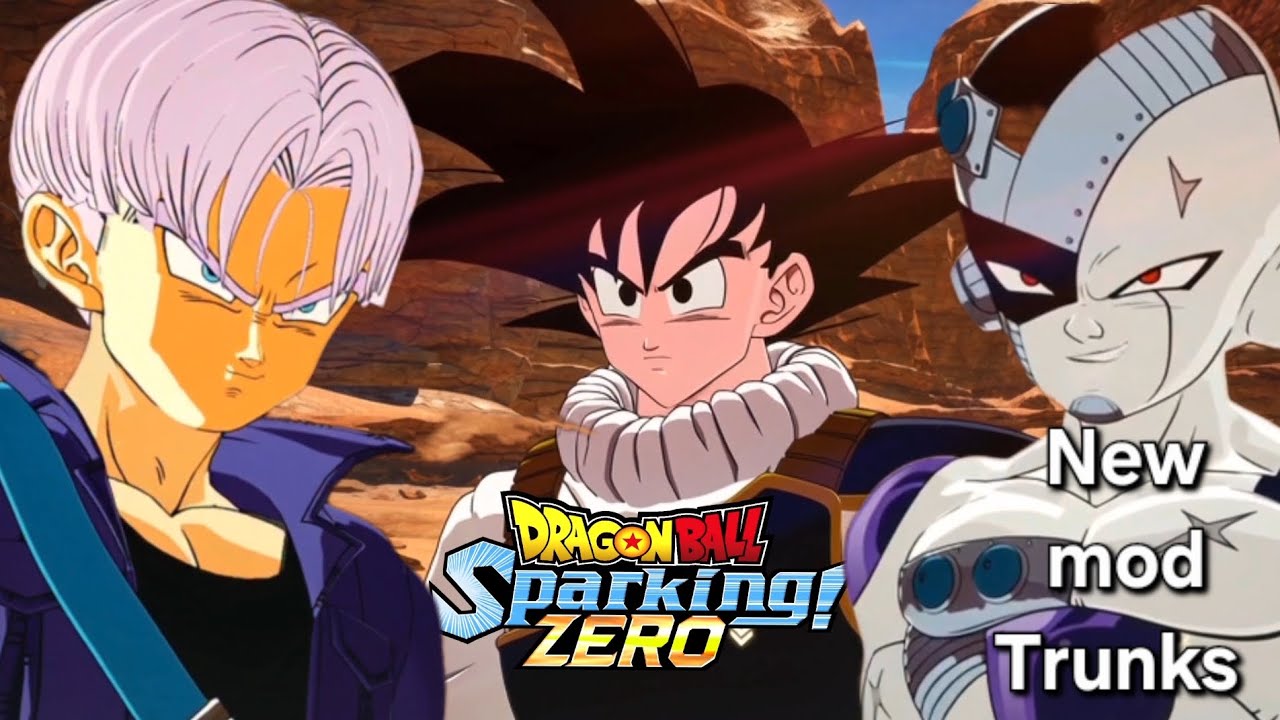New Trunks Custom Battle Creation sur Dbz Sparking Zero mod PC 