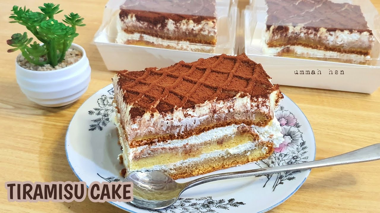 DESSERT yang enaknya kebangetan namanya TIRAMISU CAKE