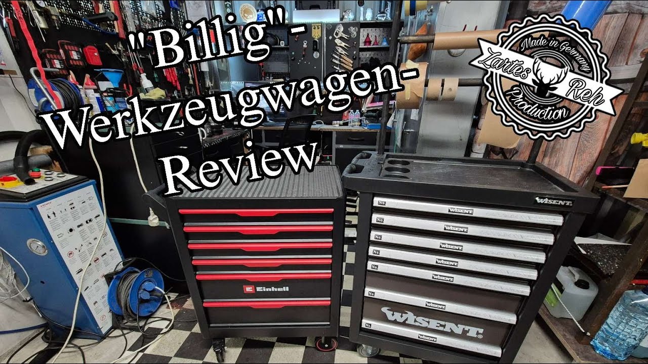 Billig Werkzeugwagen Einhell von Amazon vs. Wisent Werkstattwagen 🛠️ von Bauhaus Vergleichs-Review.