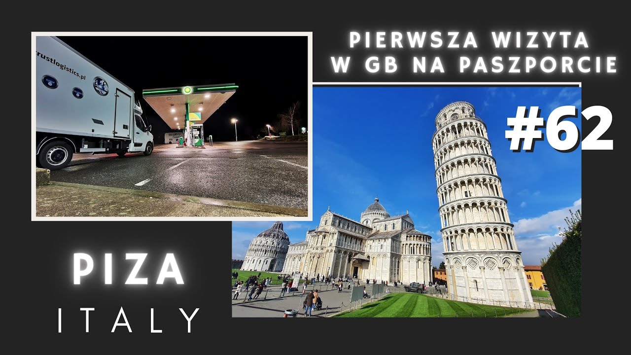 #62 | Byłem w PIZIE ! | Przejazd nowym wiaduktem Ponte Morandi w Genui | artur busem po europie