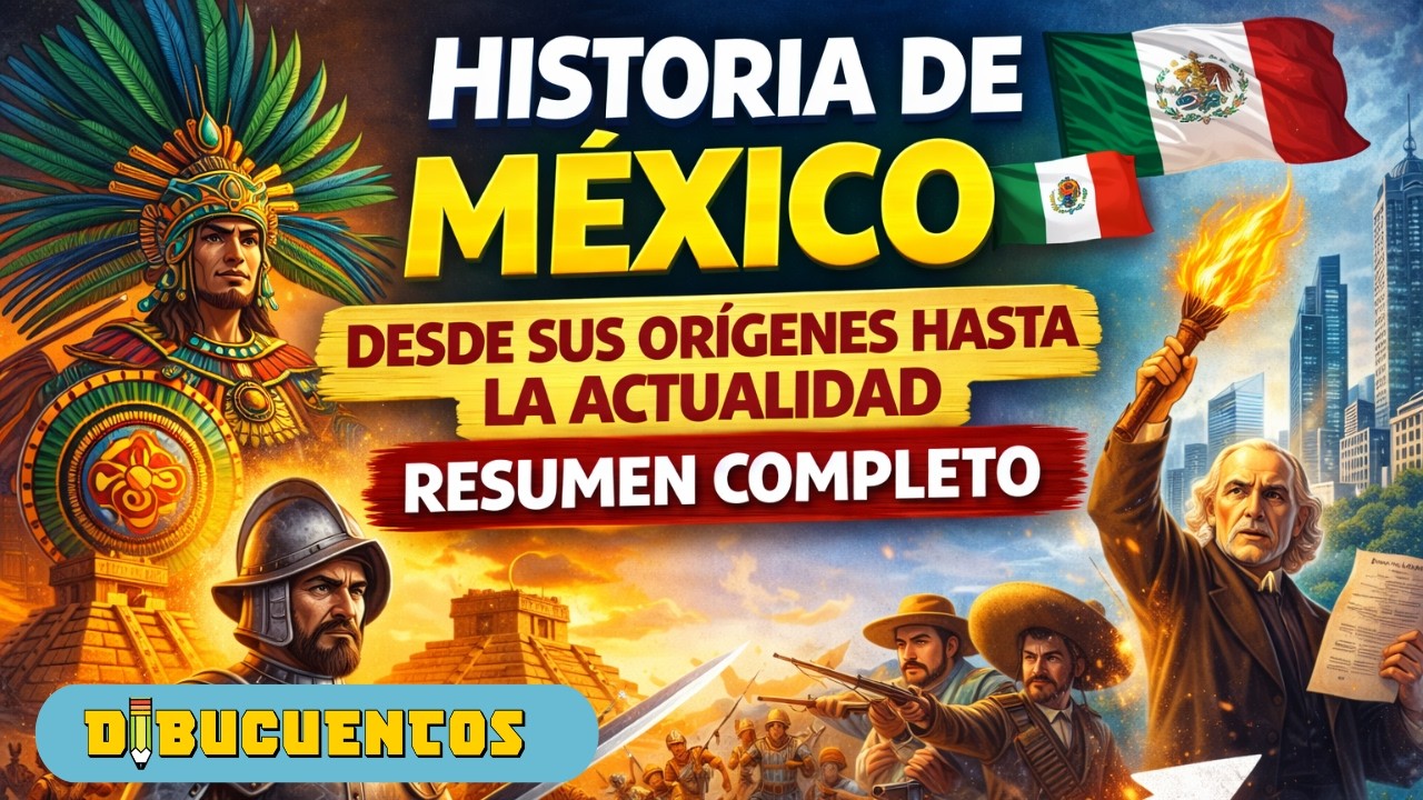 Historia de México 🇲🇽 Desde sus orígenes hasta la actualidad | Resumen completo