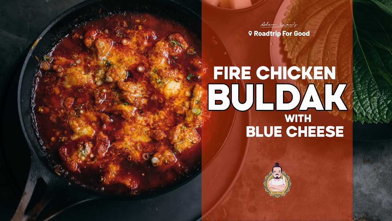 Fire Chicken... with Blue Cheese? | 치즈불닭 | Roadtrip For Good