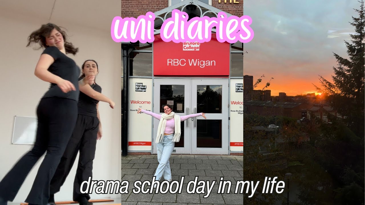 day in my life at DRAMA SCHOOL I rose bruford vlog