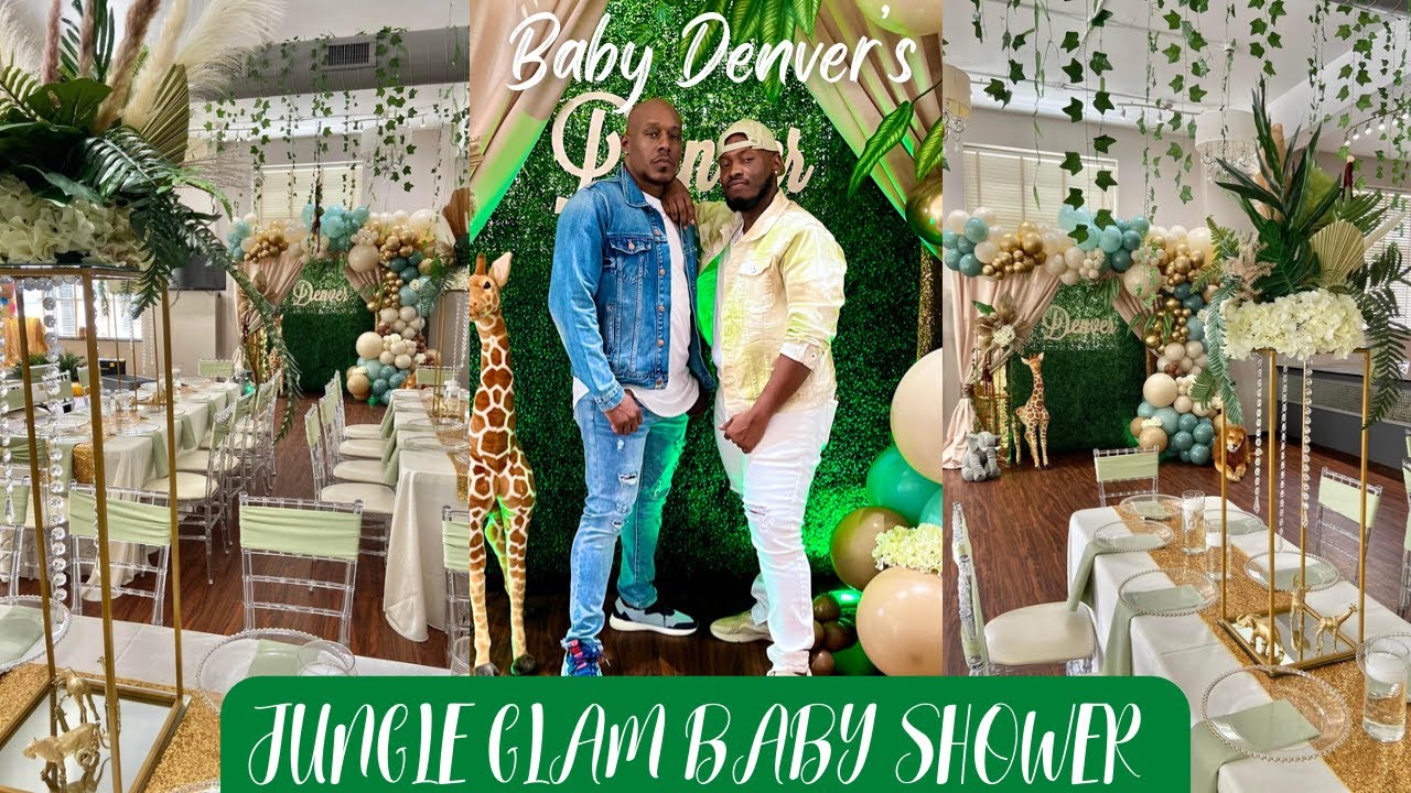 Glam, Jungle, Safari, Themed Baby Shower For Baby Denver @ThaKentz 