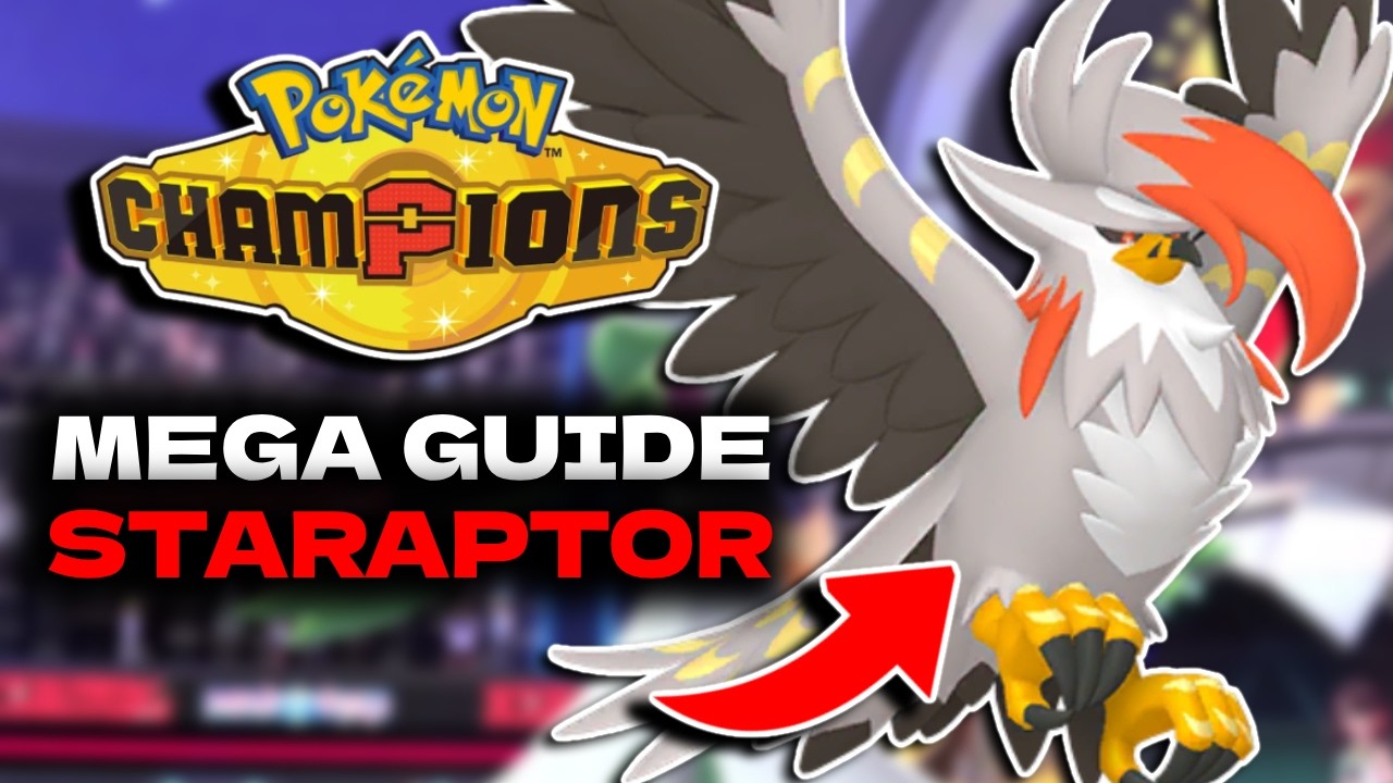 Как использовать MEGA STARAPTOR в Pok&eacute;mon Champions