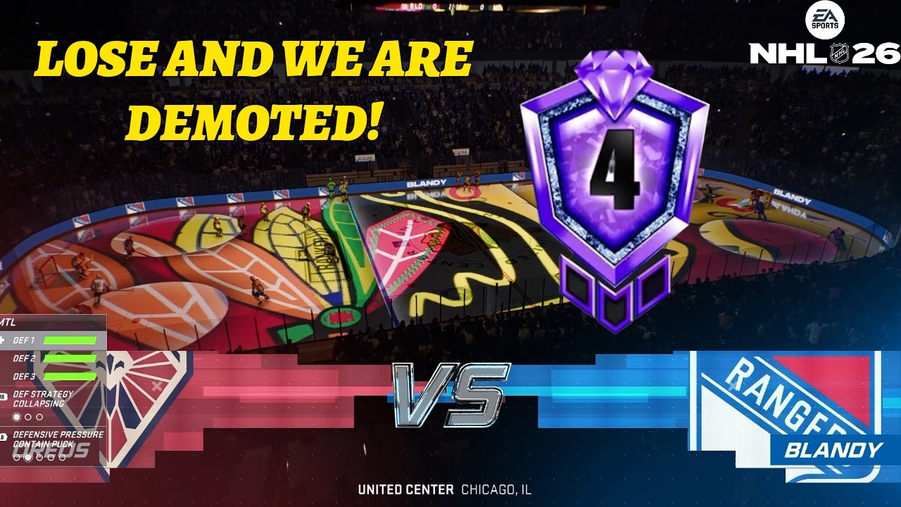NHL 26 HUT RANKED - WE CAN'T BE DEMOTED YET!!