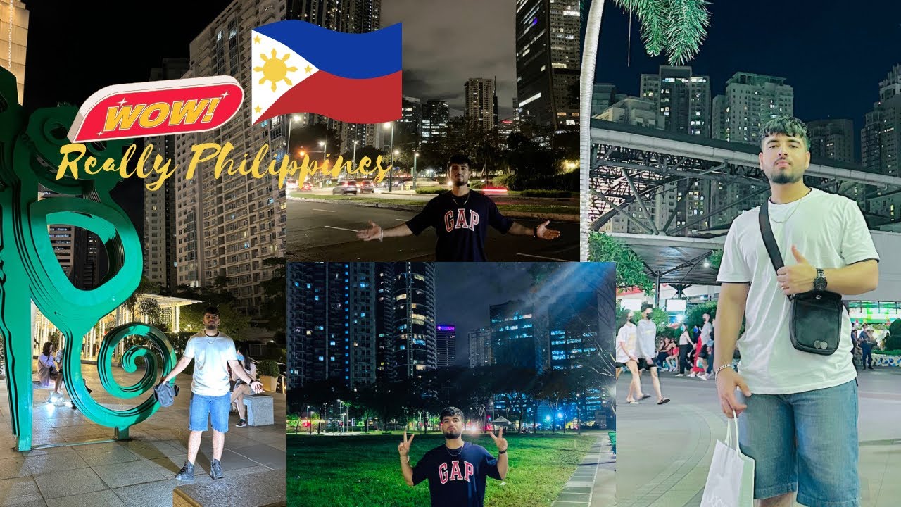 First impression of Manila | BGC night view | unexpected😱 #philippines #manila #gujjar #gujjarabrod