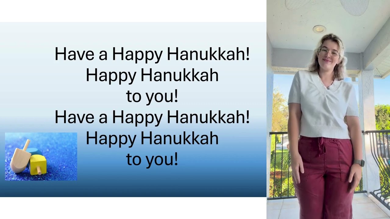 Happy Hanukkah with Ms. Anderson
