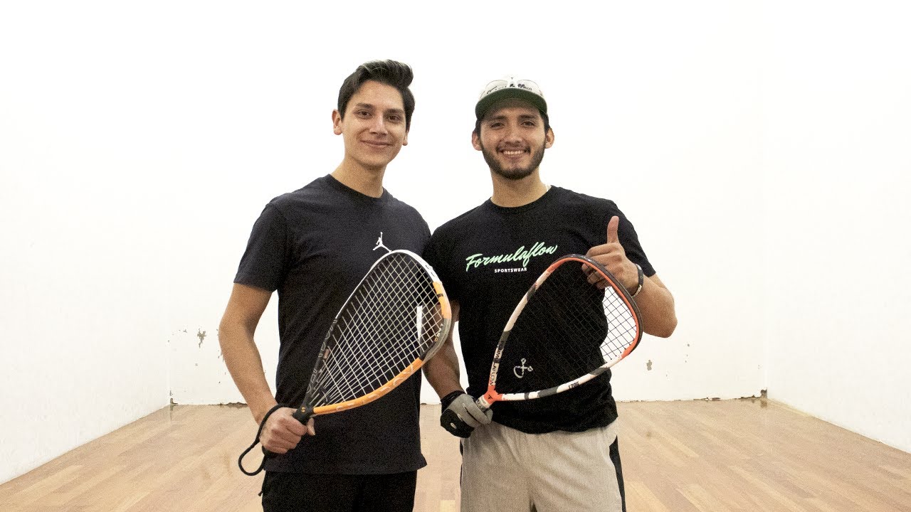 Jugando Raquetball con campeón Boliviano 🇧🇴 - Cris Mina