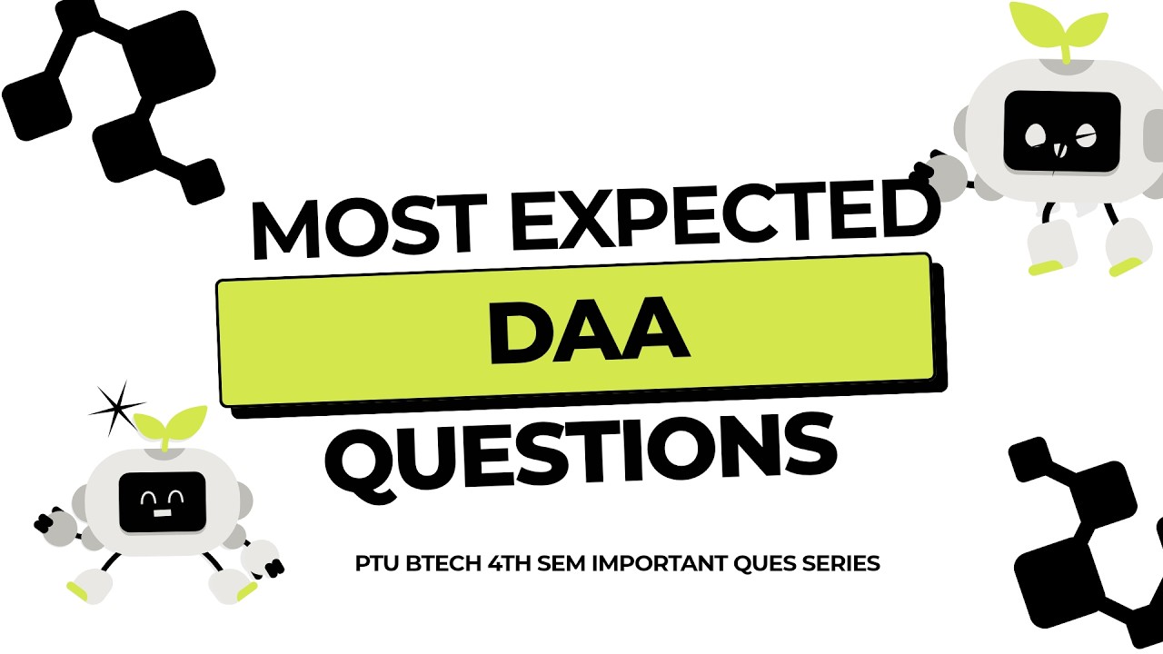 DAA Most Expected Questions Series
