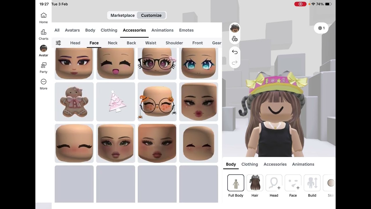 Alexa helps me make my Roblox avatar!