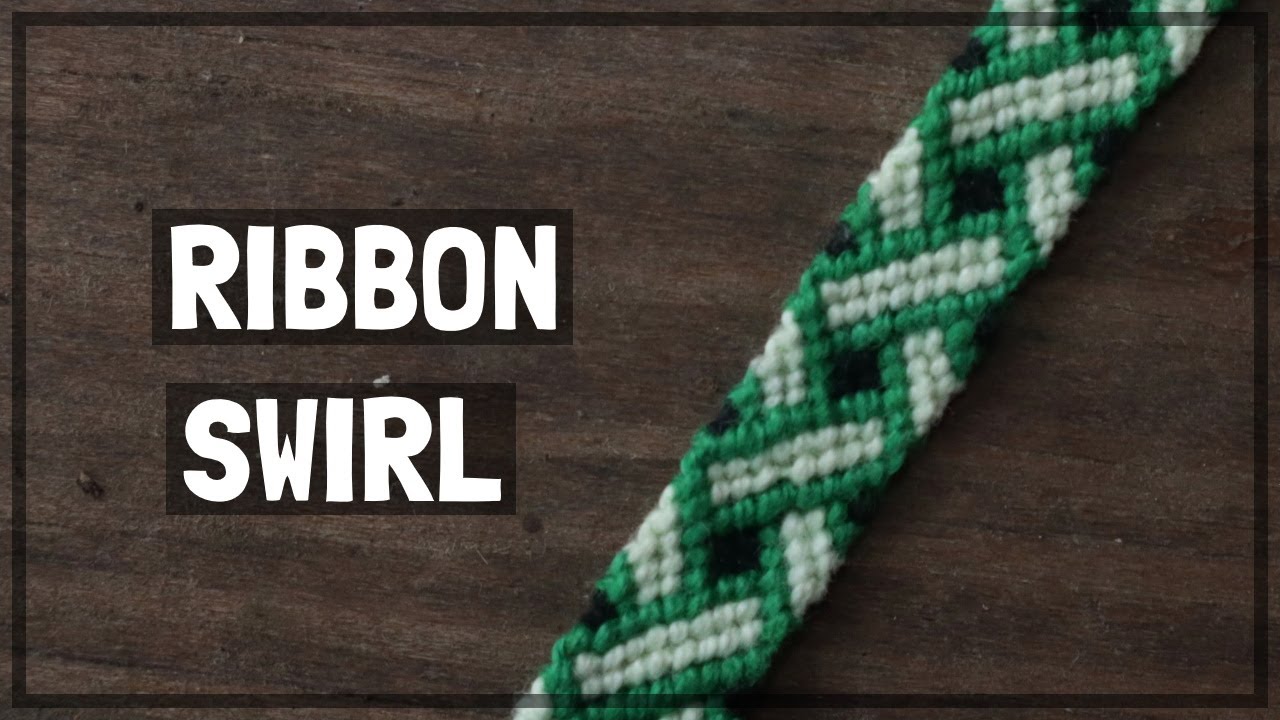 Ribbon Swirl Friendship Bracelet Tutorial [CC]