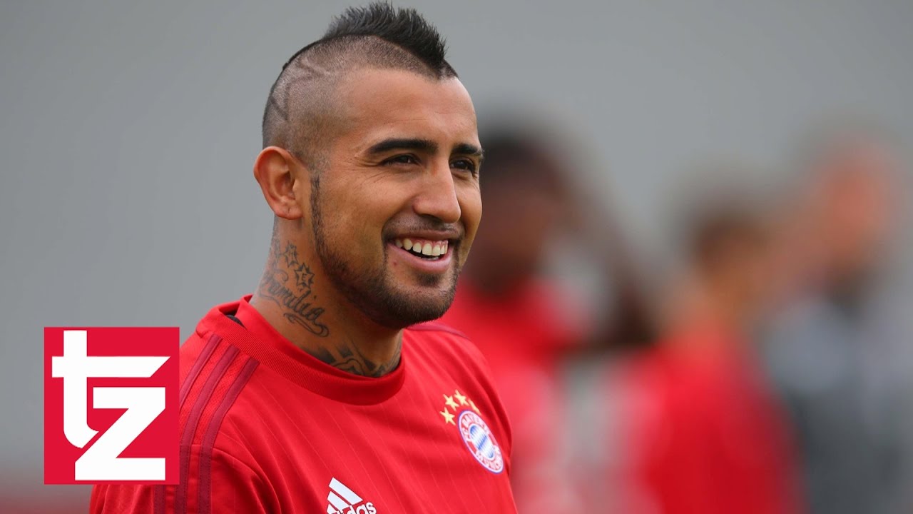 Arturo Vidal: Erstes Training für den FC Bayern / Arturo Vidal first training session FC Bayern