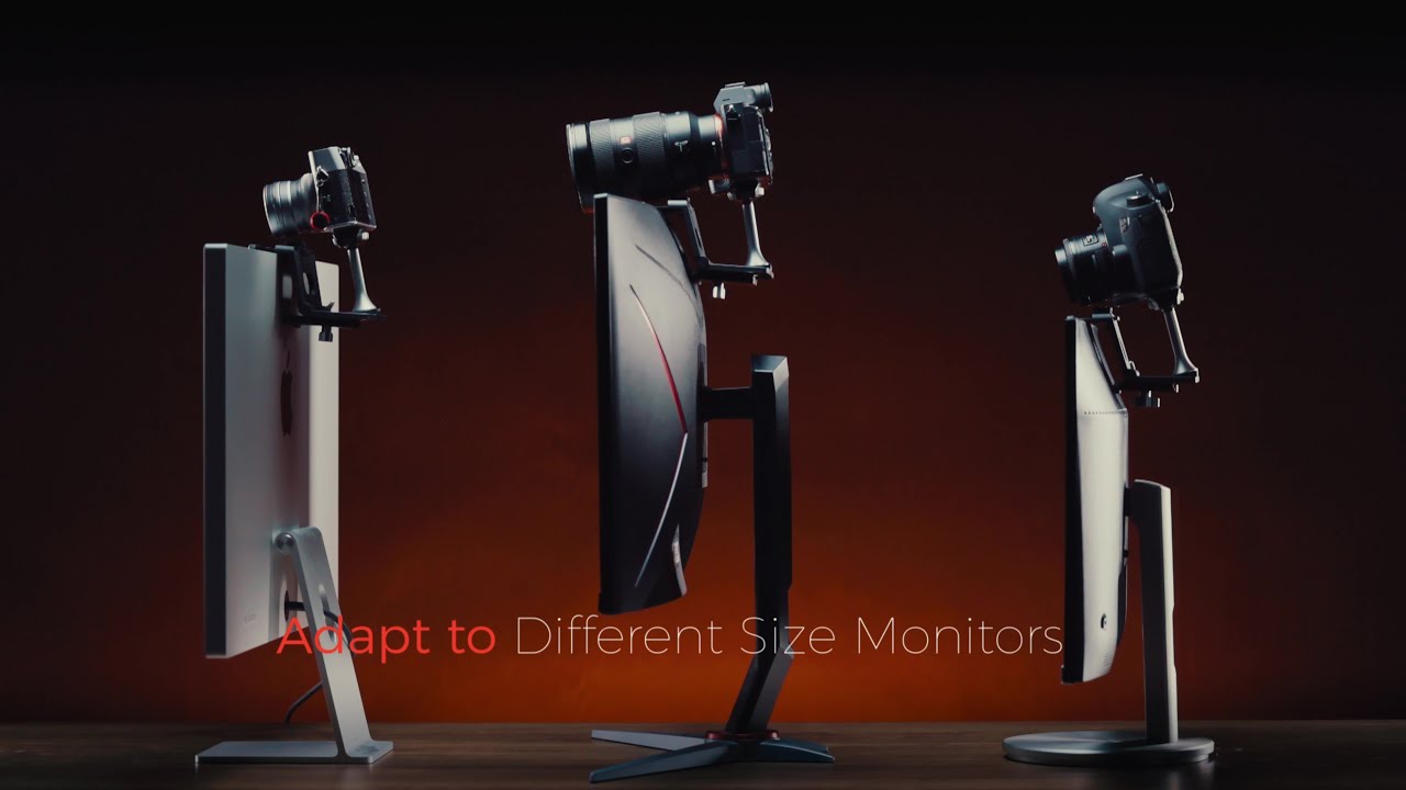 A REAL adaptable camera support! RAUBAY Monitor Top Camera Mount - CM02 changes your game entirely!