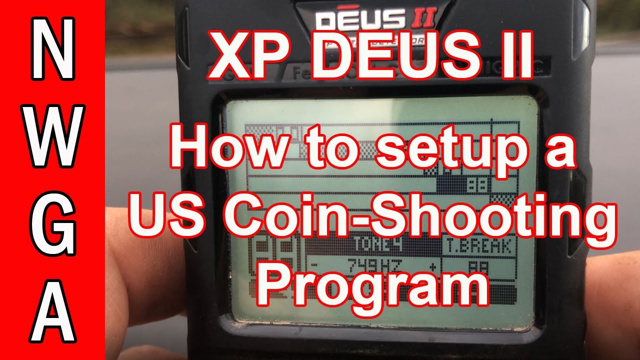 XP Deus 2: How to set up a US Coin Shooting program