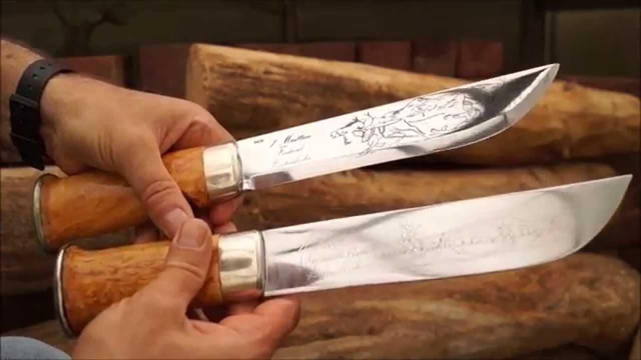 OLD vs. NEW Marttiini 260 big Lapinleuku RentierzüchterMesser Finland Sami Knife traditional ALT NEU