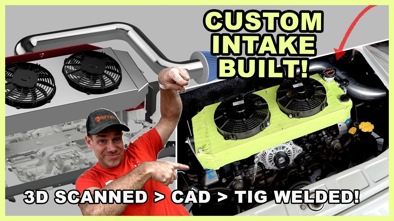 Custom TIG-Welded Intake for My Subaru-Swapped Porsche 911 | Fusion 360 + CAD vs. Cardboard