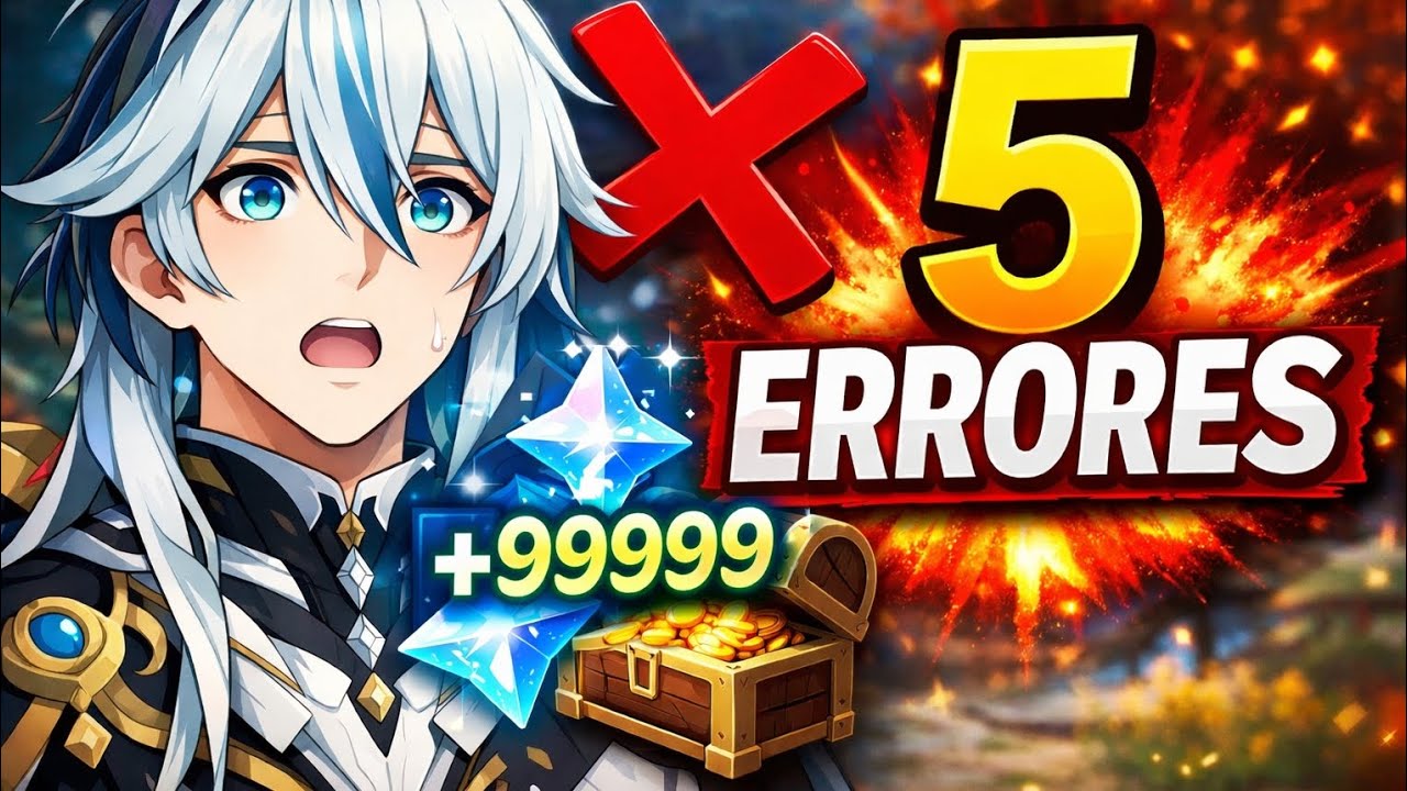 ❌ 5 ERRORES que el 90% de jugadores cometen en Genshin Impact