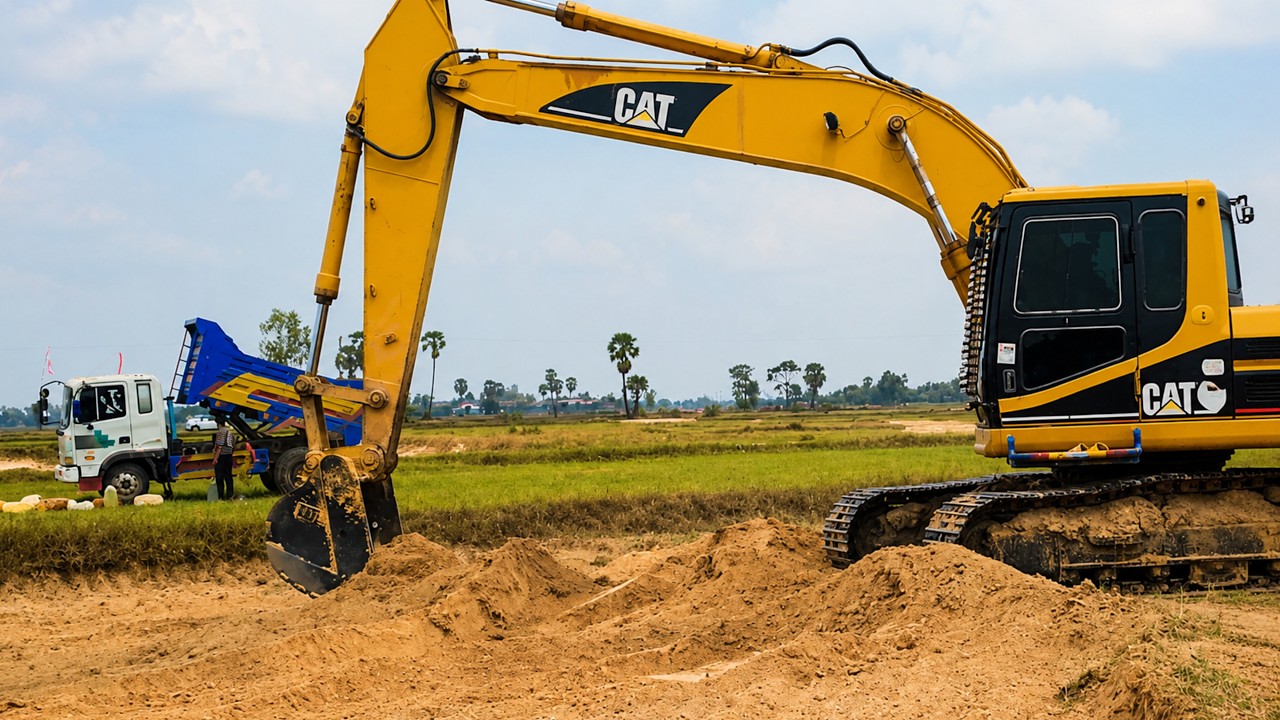 Excavator at work on rural site - Iron Beast Works