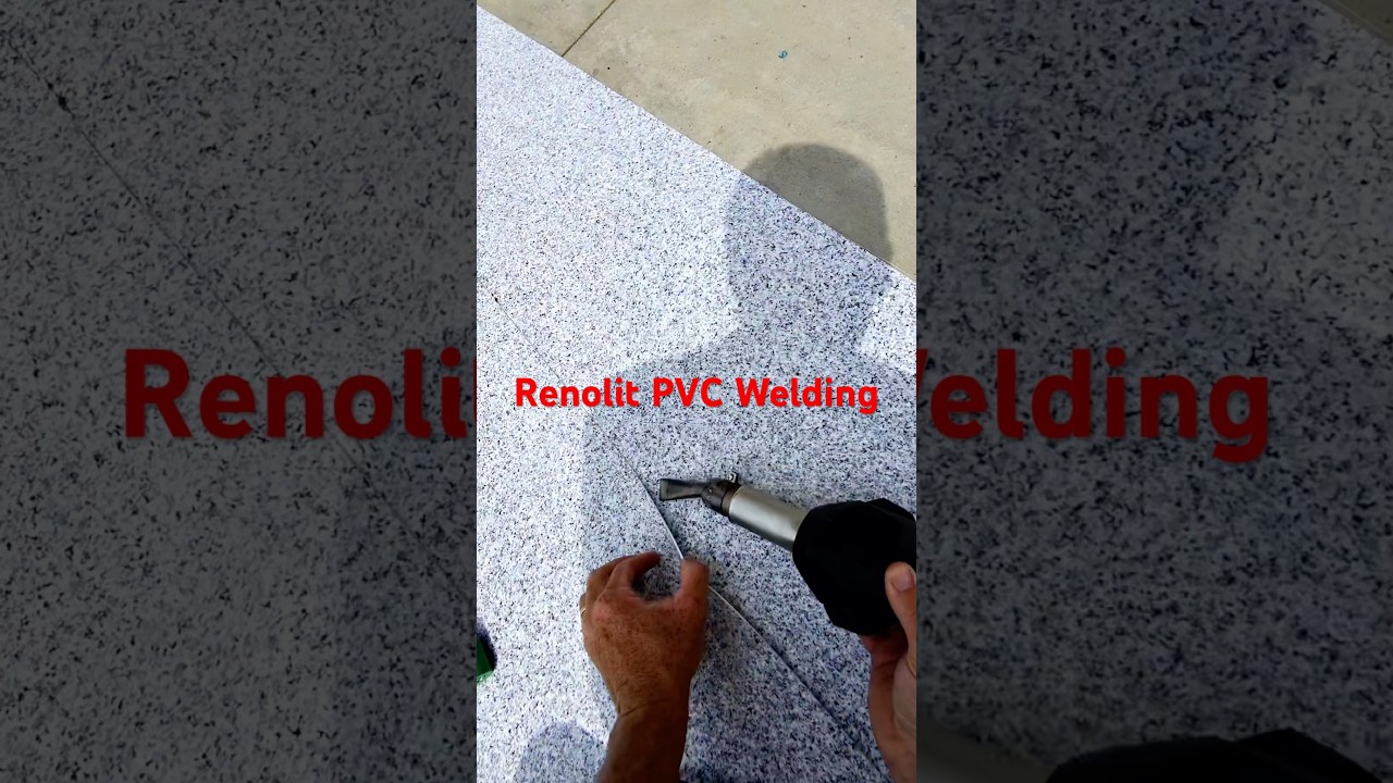 Renolit pvc membrane in ICF pool #pool #work #welding #concrete #outside #diy #iphone #metaglasses