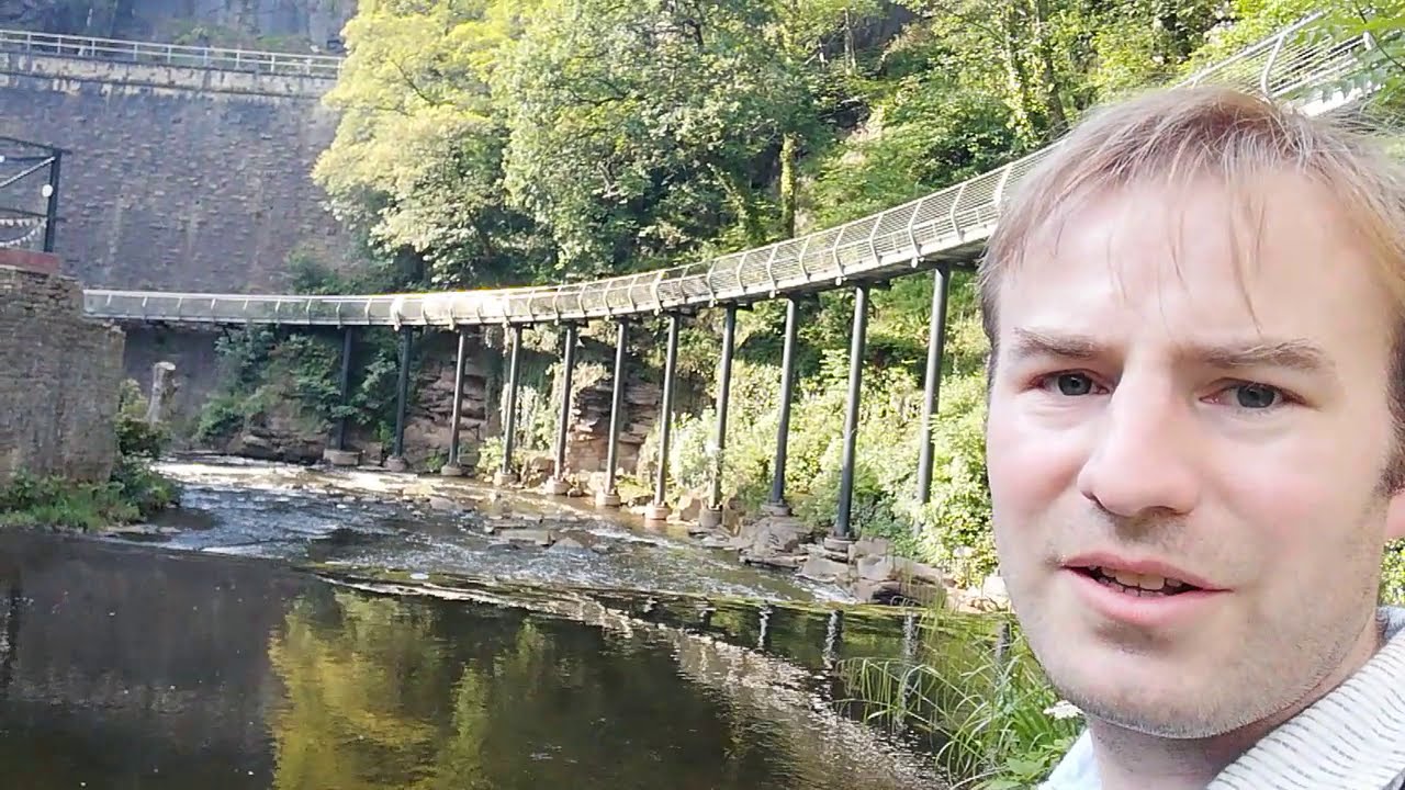 Exploring New Mills Central Station and discovering the Millennium Walkway above the River Goyt!