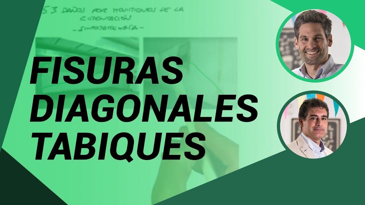 ¿Cómo interpretar las fisuras diagonales que aparecen en los tabiques de un edificio?