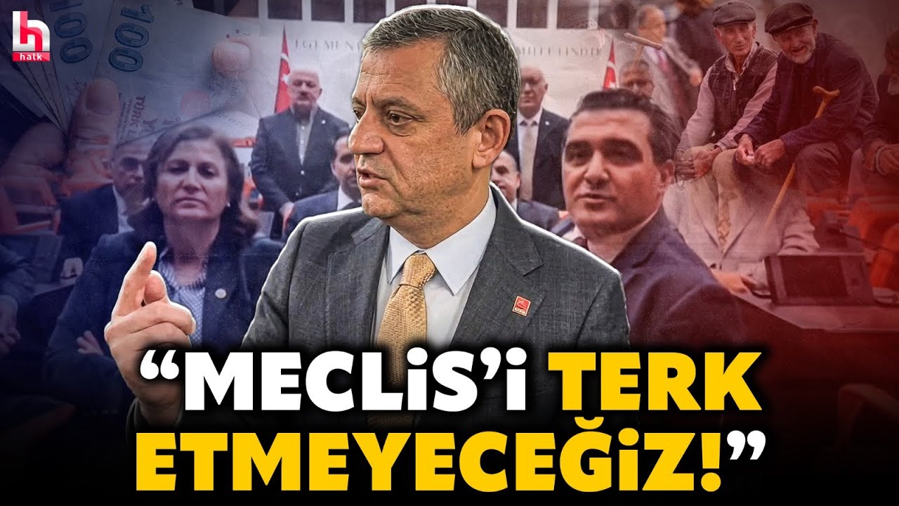Özgür Özel büyük direnişe destek için Meclis'te! CHP'li vekiller TBMM'yi terk etmiyor!