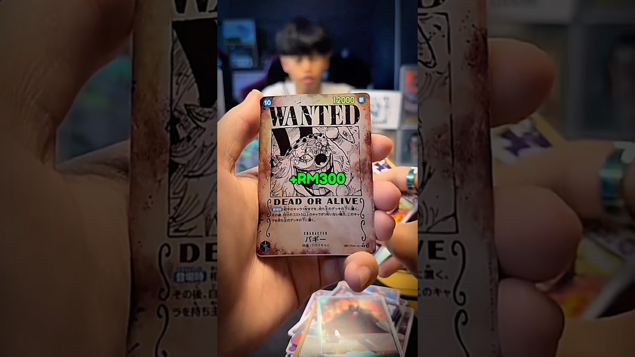 ONE PIECE CARD TCG OP-09 KELUAR WANTED BUGGY YANG BERNILAI RM3++🥶