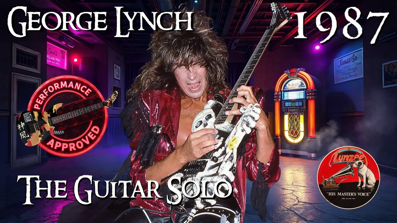 George Lynch EPIC GUITAR SOLO | 38 years ago 1987 | Lost In Time Media