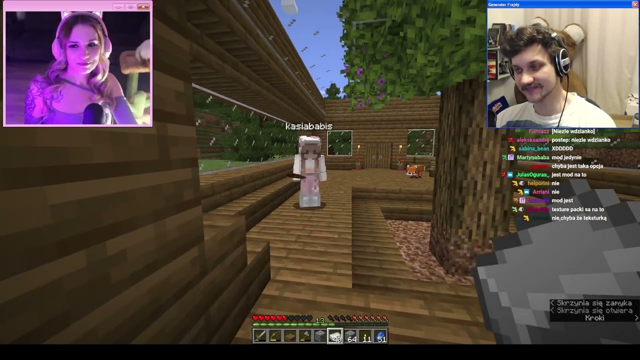 Produkcja Wegemięsa z Kasią Babis - Minecraft #3