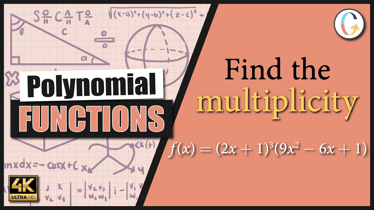 Find the zeros and give the multiplicity | f(x) = (2x + 1)^3(9x^2 &minus; 6x + 1)