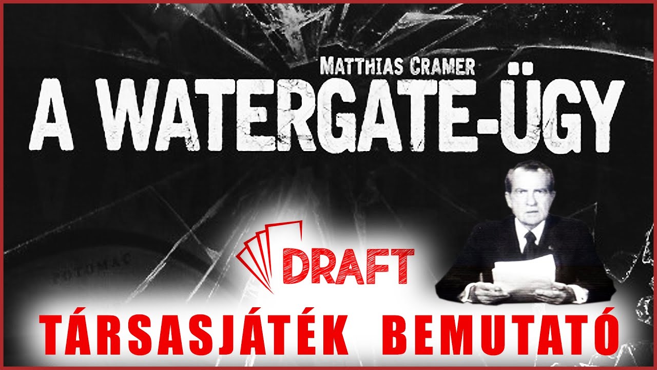 A Watergate-ügy társasjáték bemutató