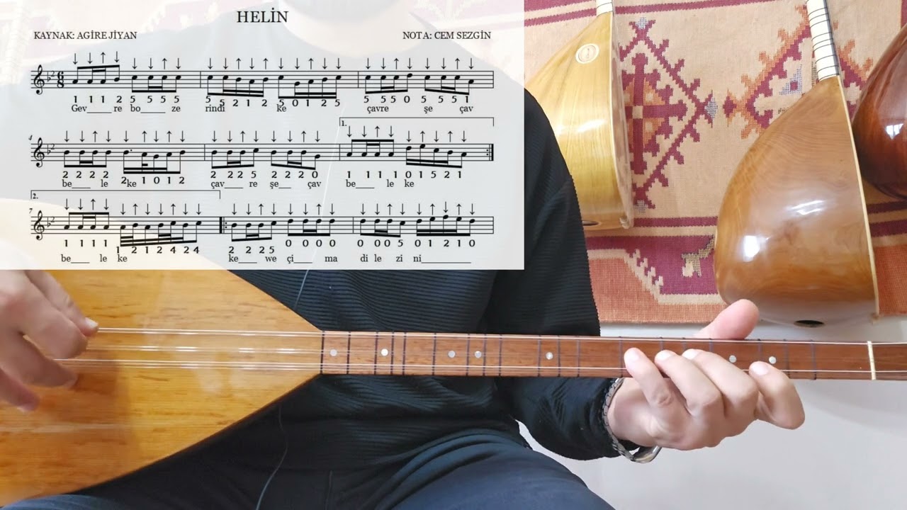 HELiN ' Bağlama Dersi Detaylı Anlatım