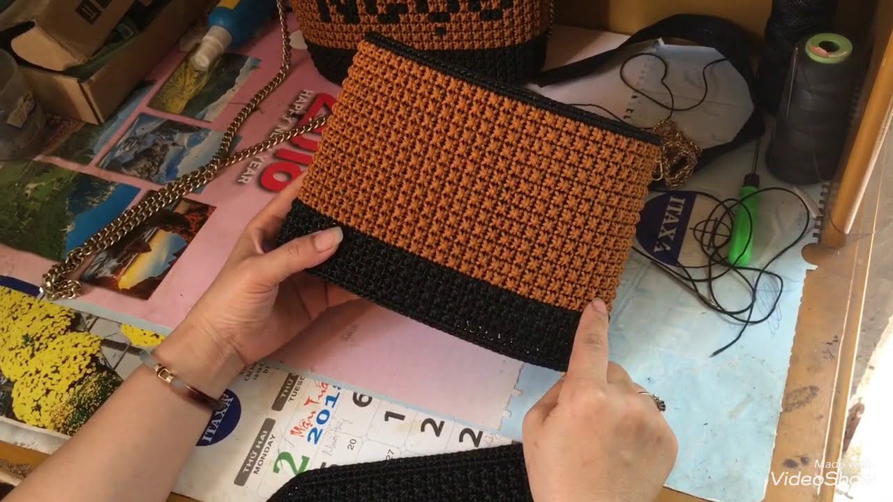 Hướng Dẫn móc túi thêu tên (phần 2) - Ban Dương HandMade