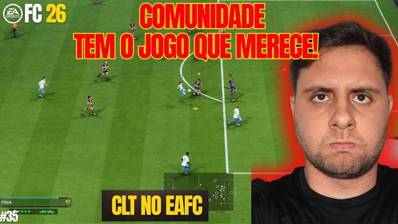 A COMUNIDADE TEM O JOGO QUE MERCE! BUG ATRÁS DE BUG! RIDÍCULO! PARABÉNS ! CLT NO EAFC - EAFC26